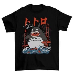My Neighbor Monster Cute Kaiju Parody Cartoon Graphic T Shirt